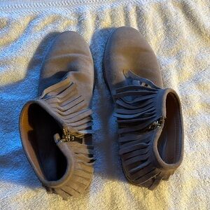 Kate Spade, 7M. Fringe booties. Like new condition!